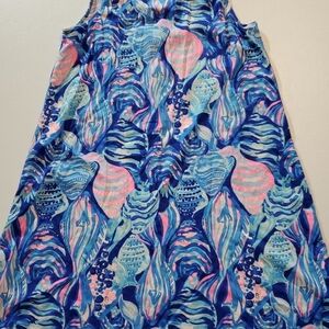 Lilly Pulitzer Blue and Pink Patterned Dress